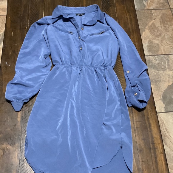 Blue XOXO dress size M worn once - Picture 1 of 3